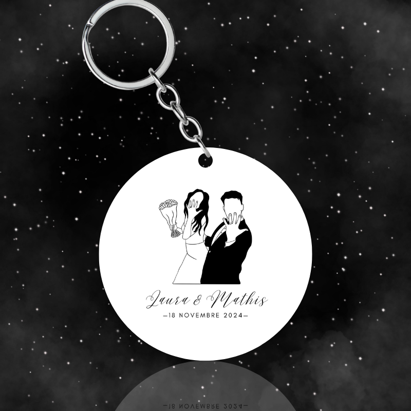 Mariage - Porte clés