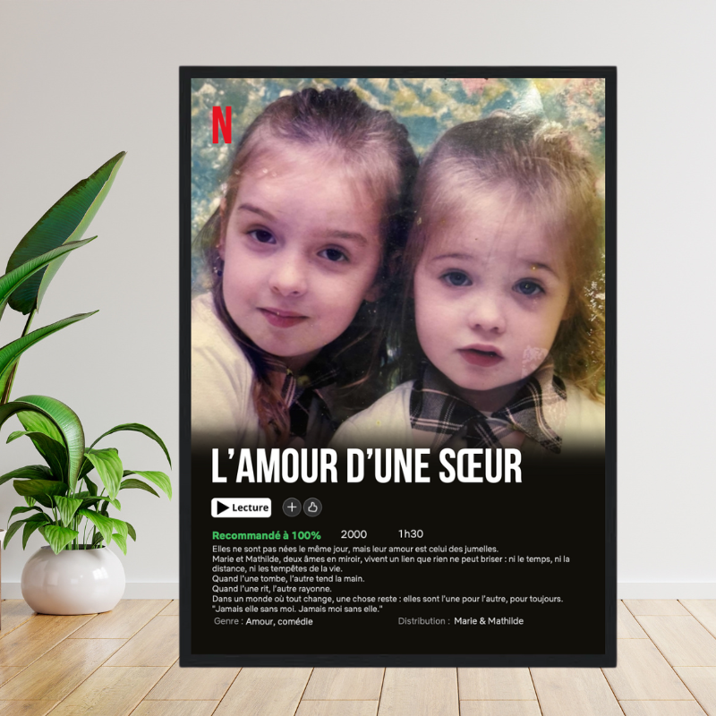 Notre film - Affiche personnalisée A3