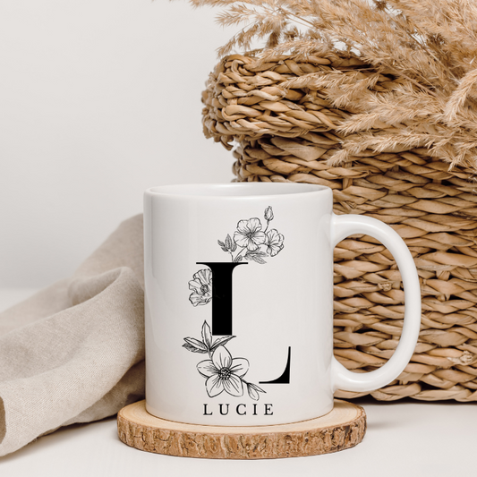 Initiale Florale - Mug