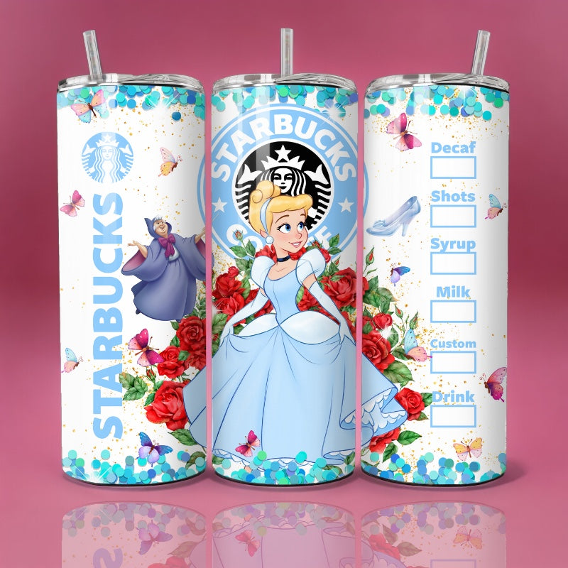 Cinderella Flower Starbucks - Thermoskanne 590ml 