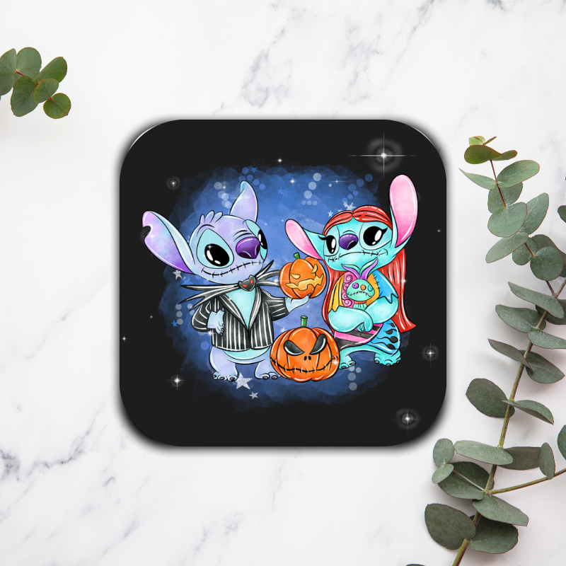 Stitch x Angel Halloween - Dessous de verre