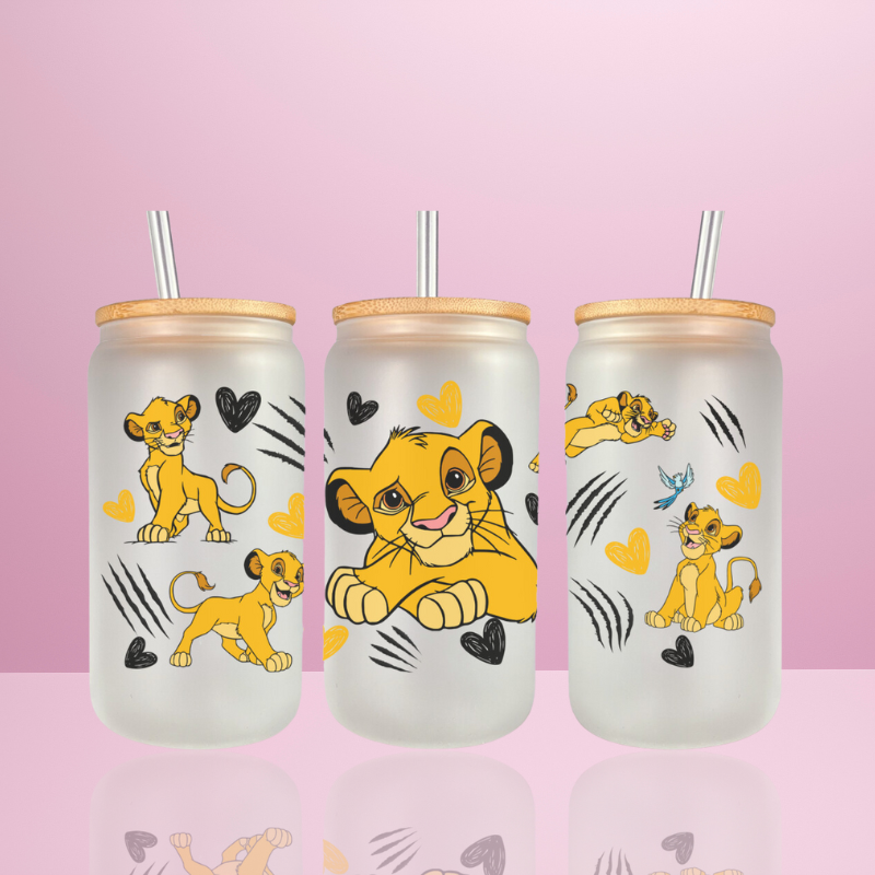 Simba Love - Glass with lid