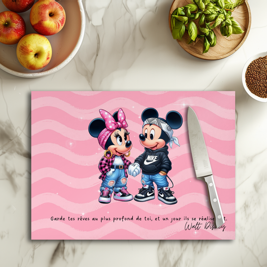 Mickey x Minnie - Planche à découper