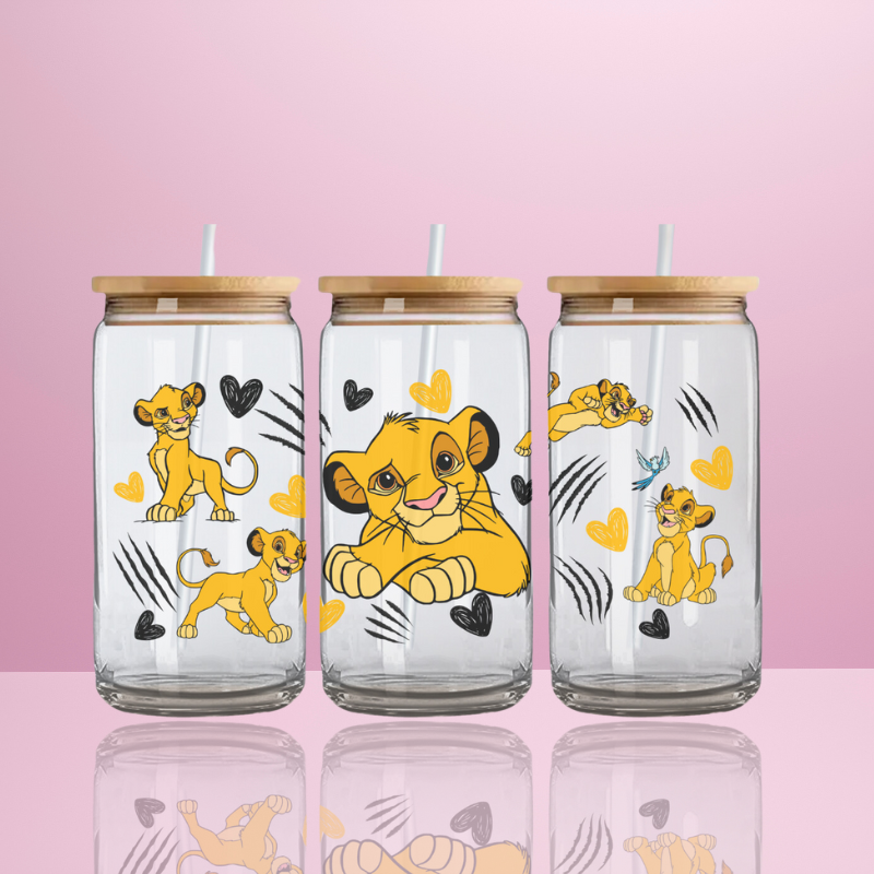 Simba Love - Glass with lid