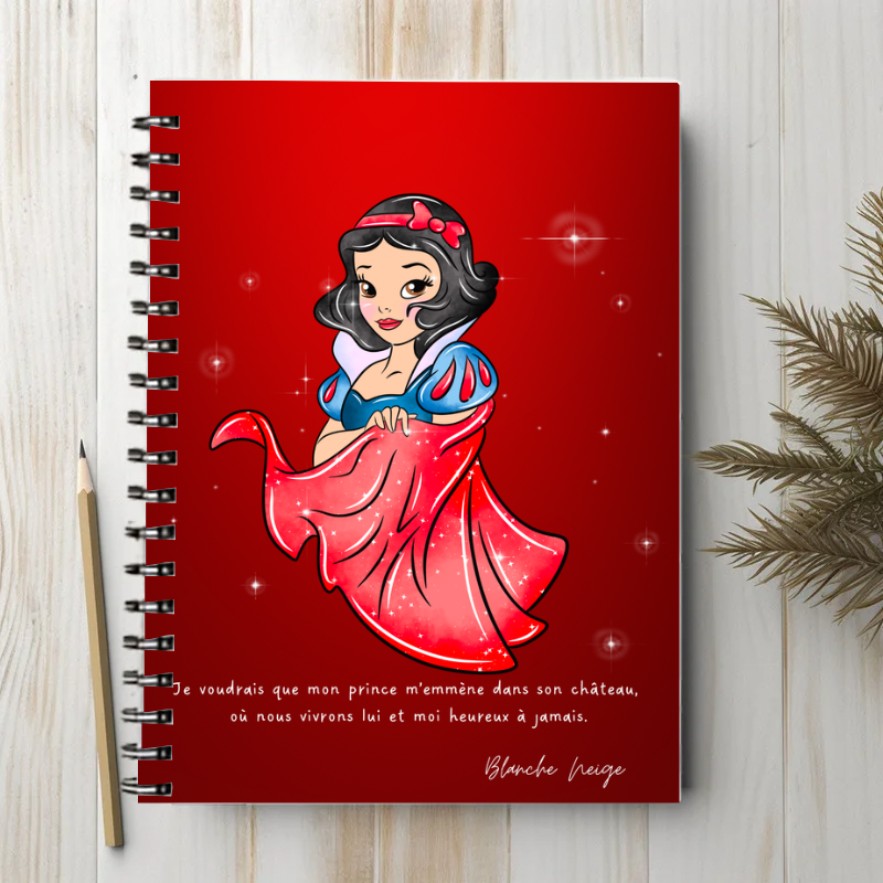 Blanche-neige - Carnet/bloc-note A6