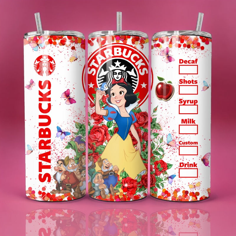 Snow White Flower Starbucks - Thermos 590ml 