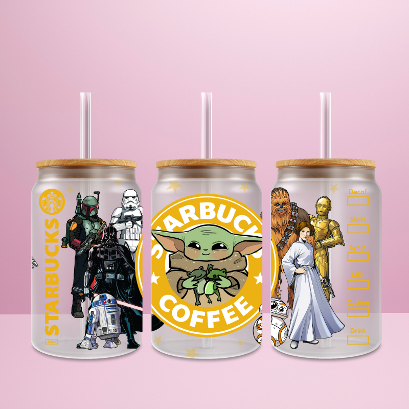 Star Wars Starbucks - Verre givré avec couvercle
