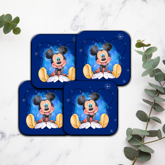 Mickey - Lot de 4 dessous de verres