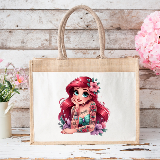 Ariel Blue - Sac en toile de jute