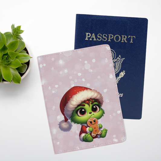 Grinch bébé noël - Protège-passeport