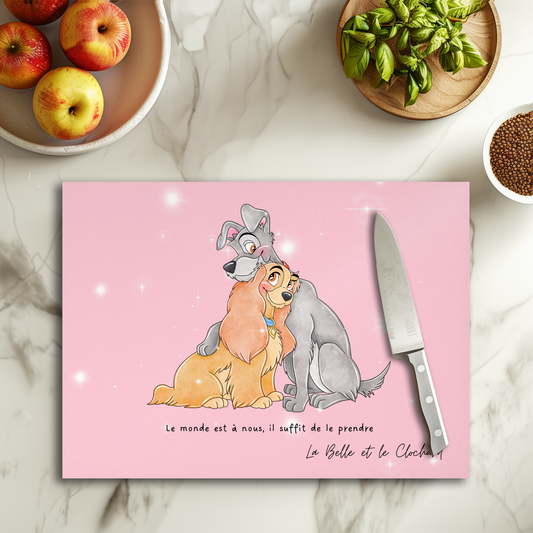 La belle et le clochard - Planche à découper