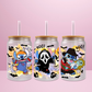 Stitch horror - Verre givré avec couvercle