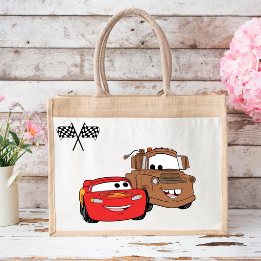 Cars - Sac en toile de jute