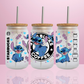Stitch Starbucks - Verre givré avec couvercle