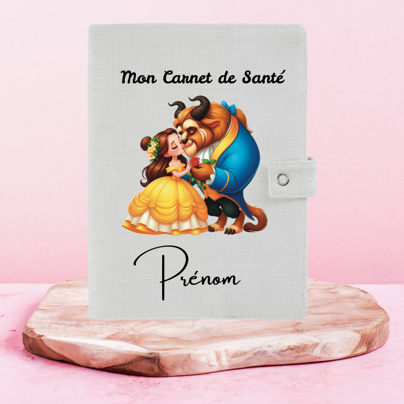 La Belle et la Bête - Protège Carnet de Santé