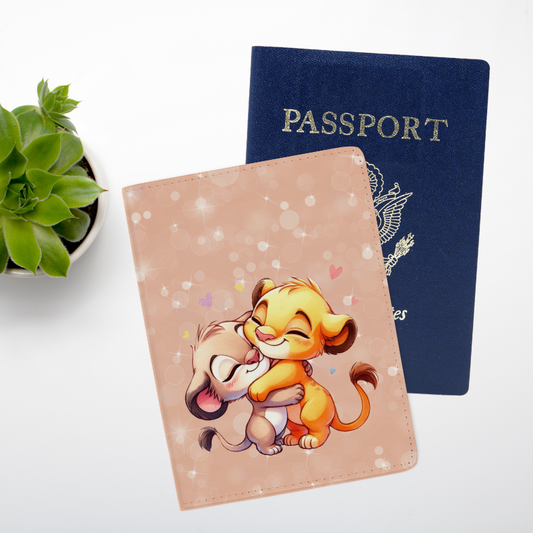Nala x Simba Hug - Protège-passeport