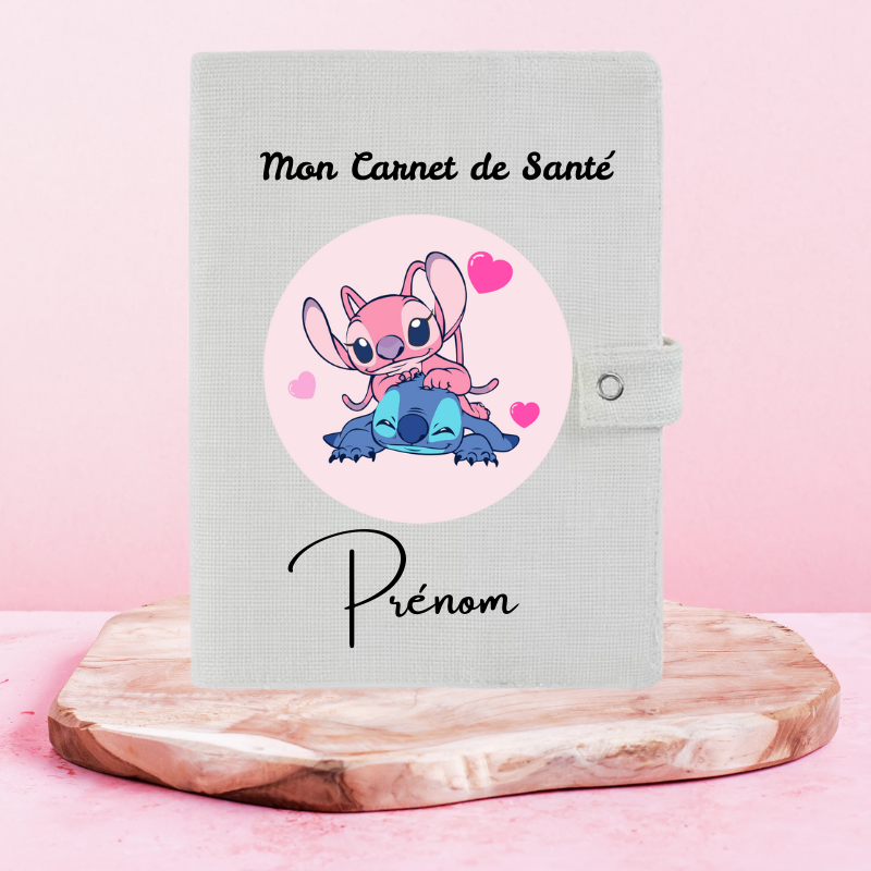 Stitch x Angel - Protège Carnet de Santé