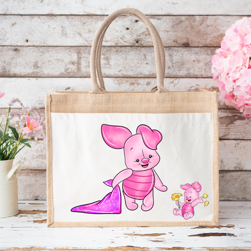 Piglet - Burlap bag