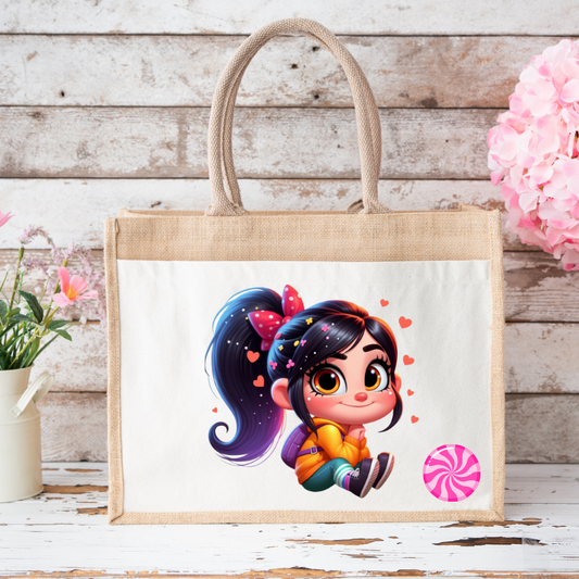 Vanellope - Burlap bag