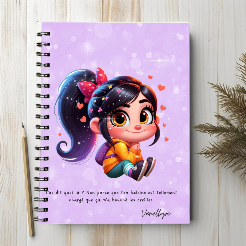 Vanellope - Carnet/bloc-note A6