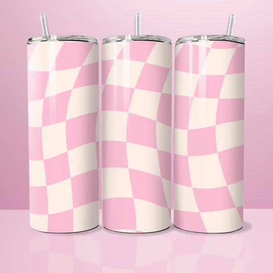 Pink x white - Thermos 590ml