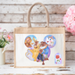 Beauty &amp; the Beast - Burlap bag