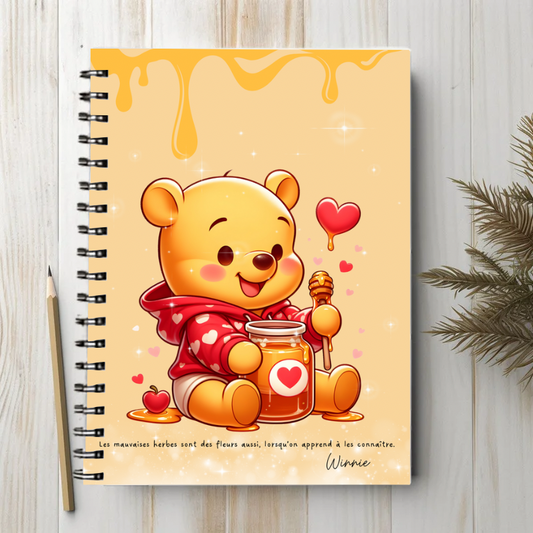 Winnie l’ourson - Carnet/bloc-note A6