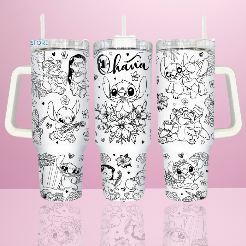 Stitch Black & White - Thermos 1,2l