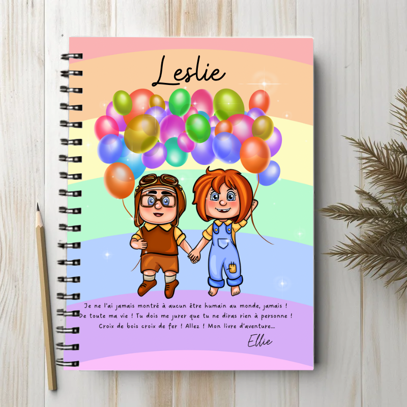 Ellie x Carl color - Carnet/bloc-note A6