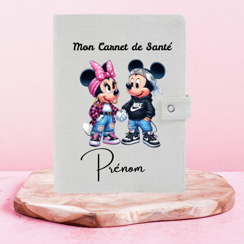 Minnie x Mickey - Protège Carnet de Santé