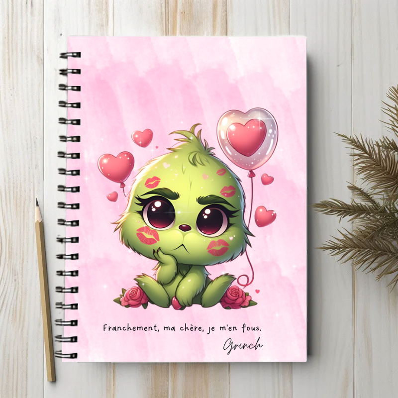 Grinch Love - Carnet/bloc-note A6