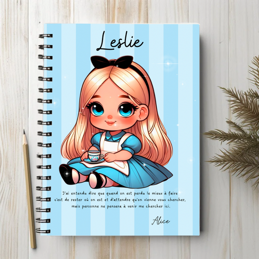 Alice - Carnet/bloc-note A6