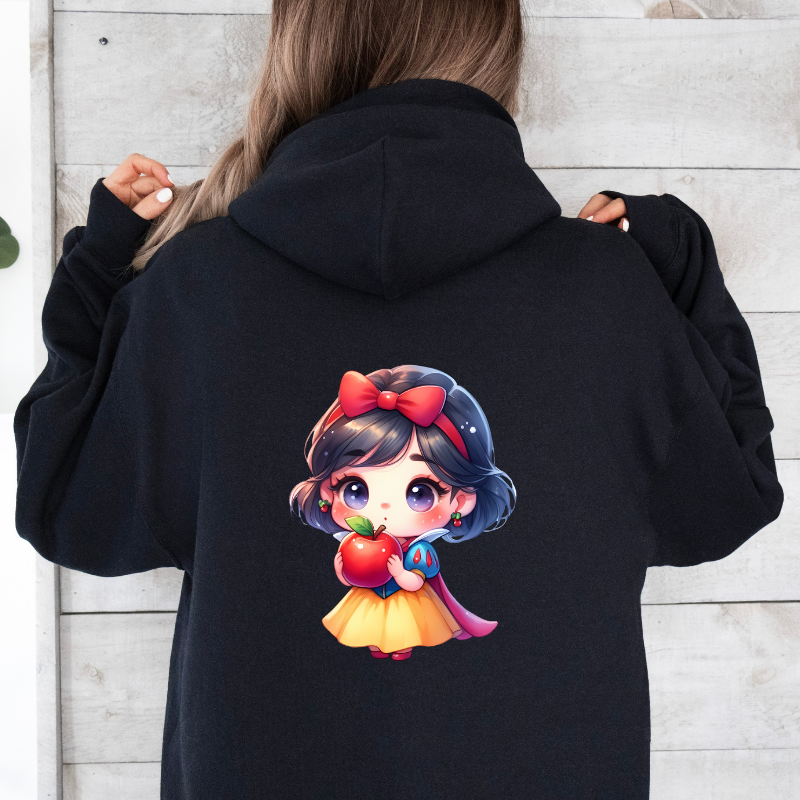 Blanche Neige - Sweat-shirt à capuche