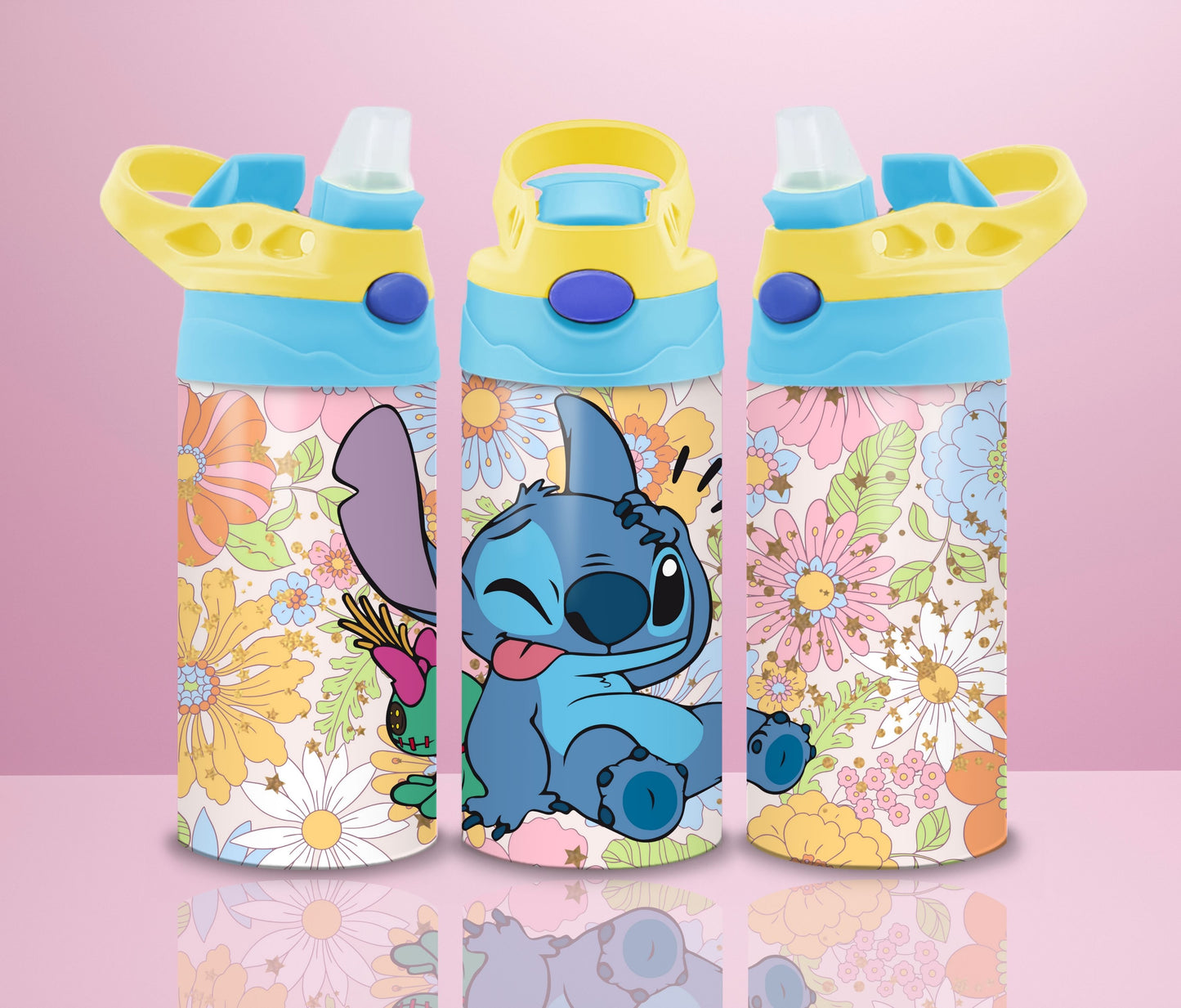 Stitch x Souillon Flower - Thermos Kids