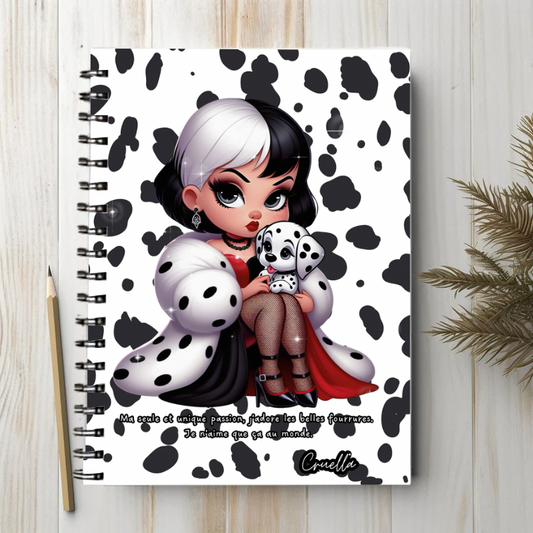 Cruella - Carnet/bloc-note A6