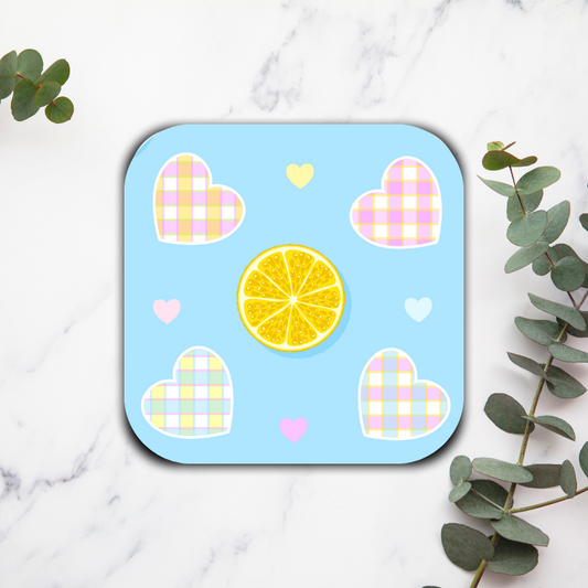 Lemon heart - Dessous de verre