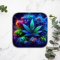 Cannabis smoke blue - Dessous de verre