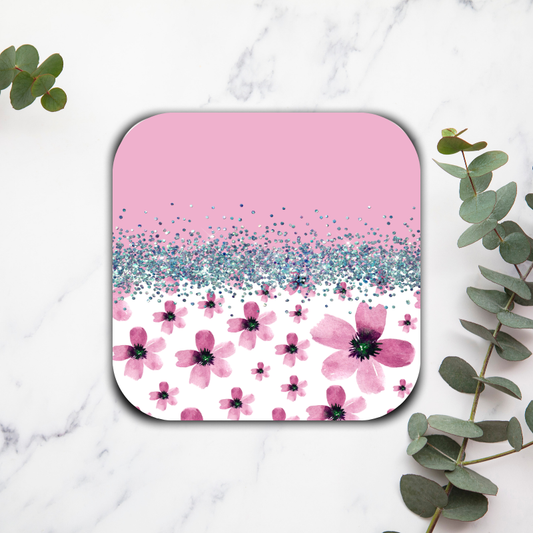 Glitter pink - Dessous de verre