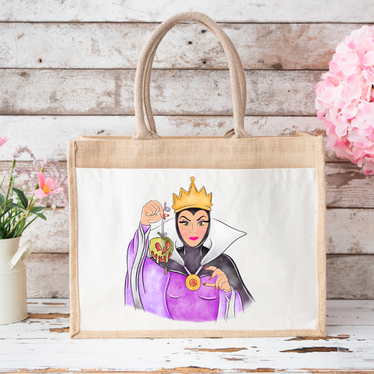 Evil Queen - Sac en toile de jute