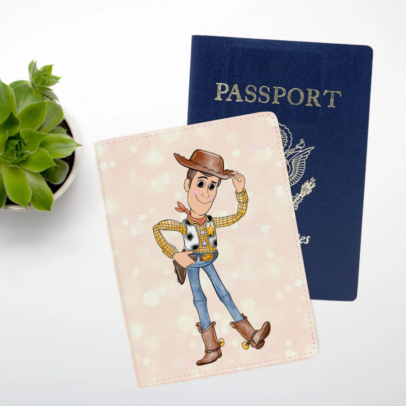 Woody  - Protège passeport/cartes