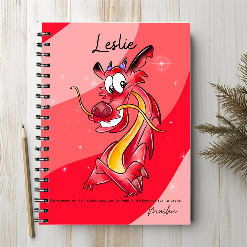 Mushu - Carnet/bloc-note A6