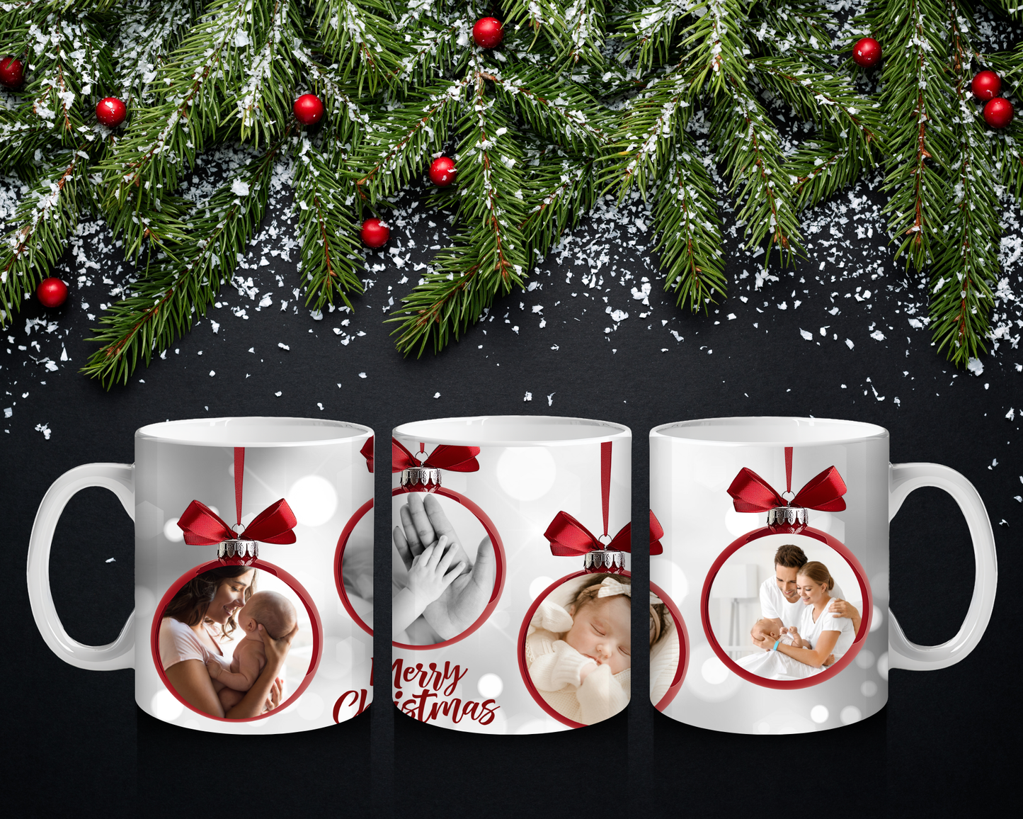 Merry Christmas boule de noël - Mug
