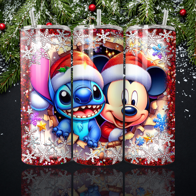 Mickey x Stitch Noel - Thermos 590ml
