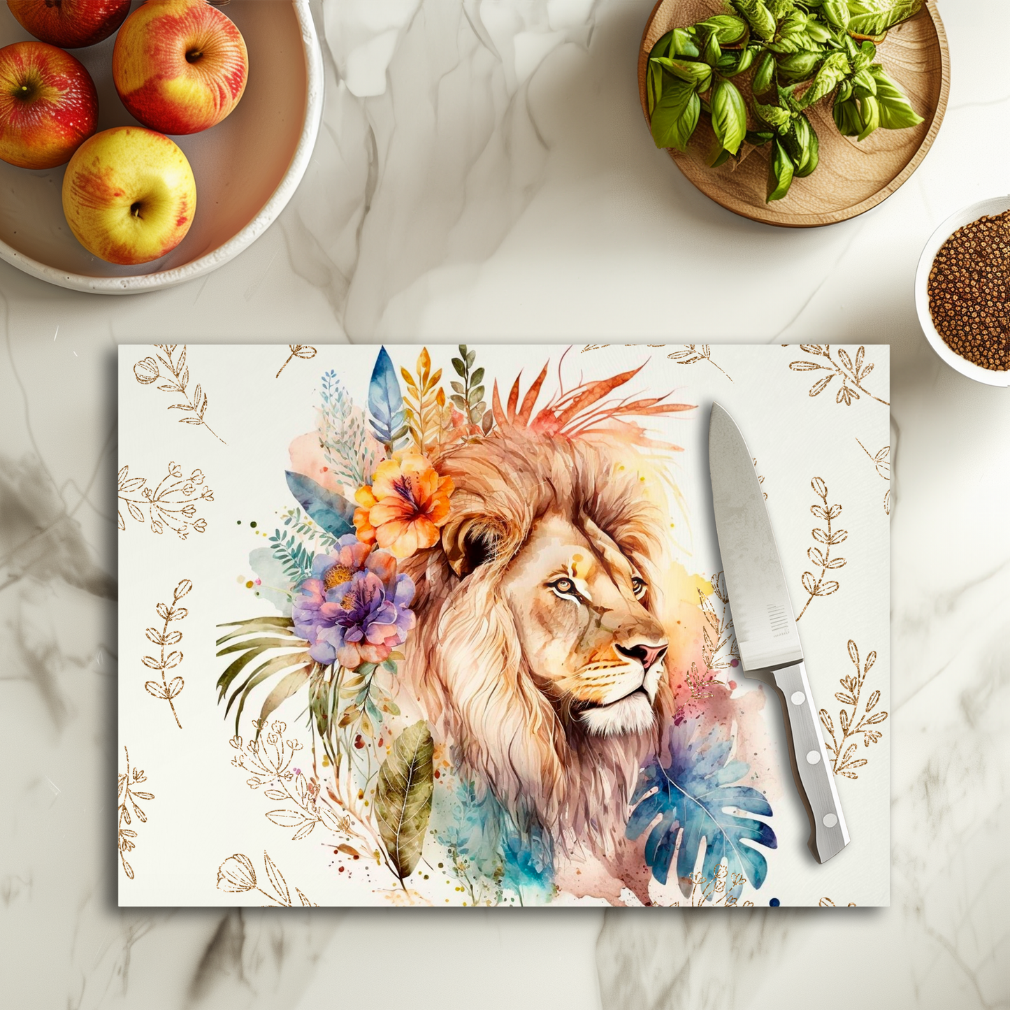 Lion - Planche à découper