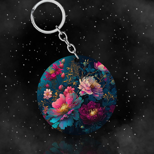 Flower mix - Porte clés
