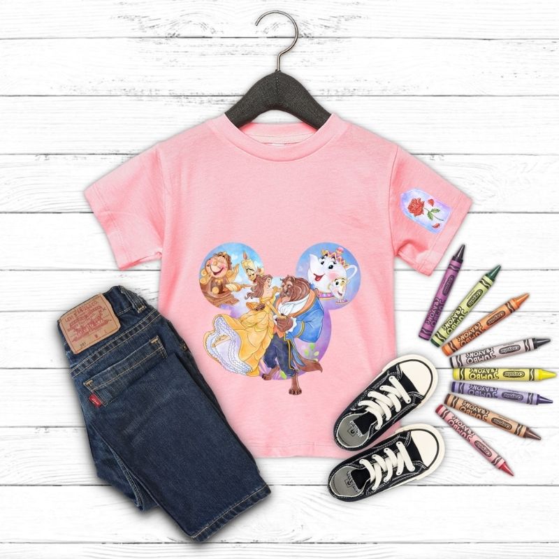 Beauty and the beast - T-shirt Kids