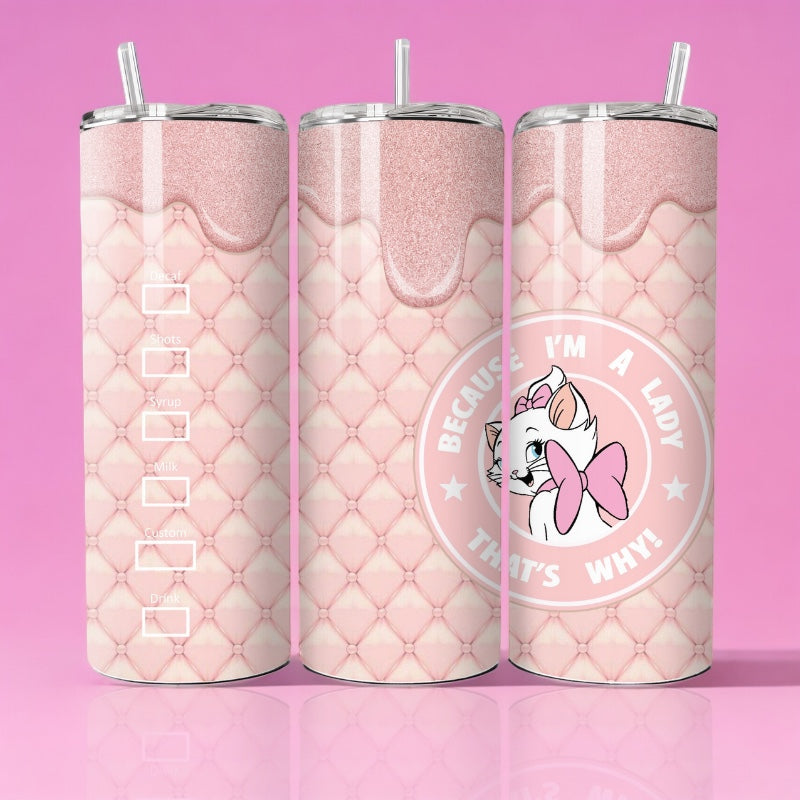 Marie Starbucks Pink - Thermos 590ml