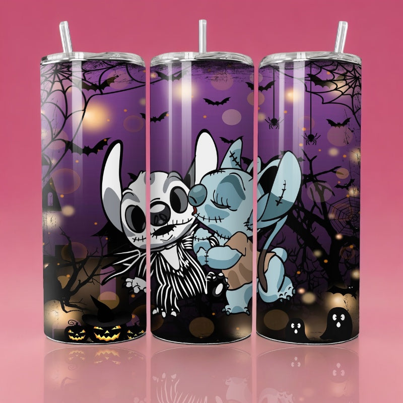 Stitch &amp; Angel x Jack &amp; Sally – Thermoskanne 590 ml 