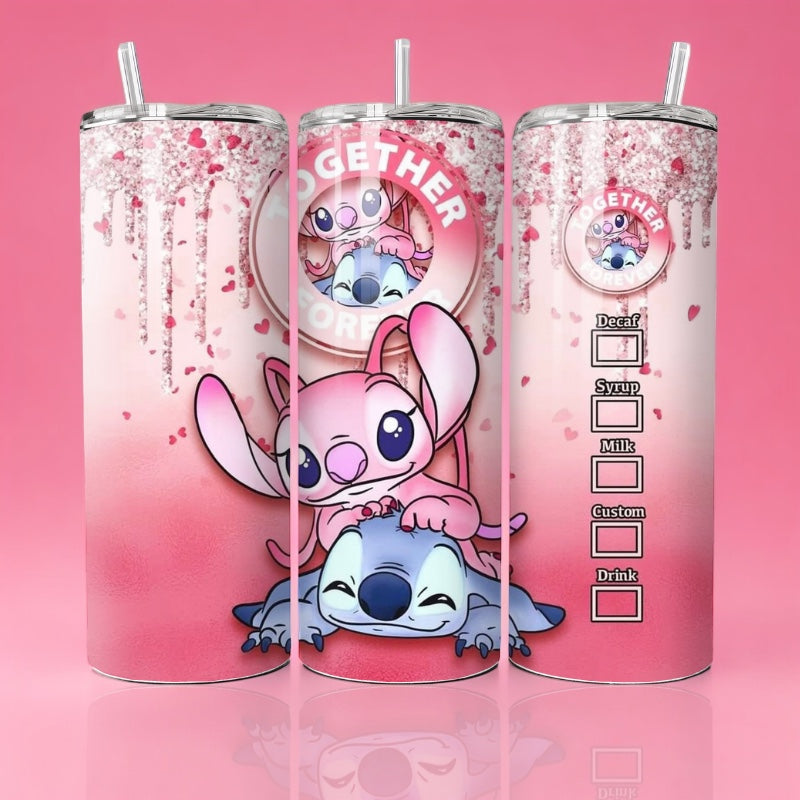 Stitch x Angel Together Forever – Thermoskanne 590 ml 