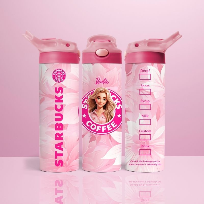 Barbie Flower - Thermos Flip Top 590ml